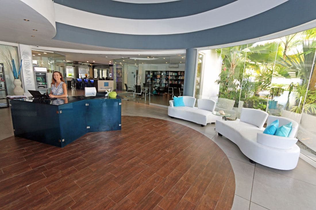 Millennium Resort lobby and concierge